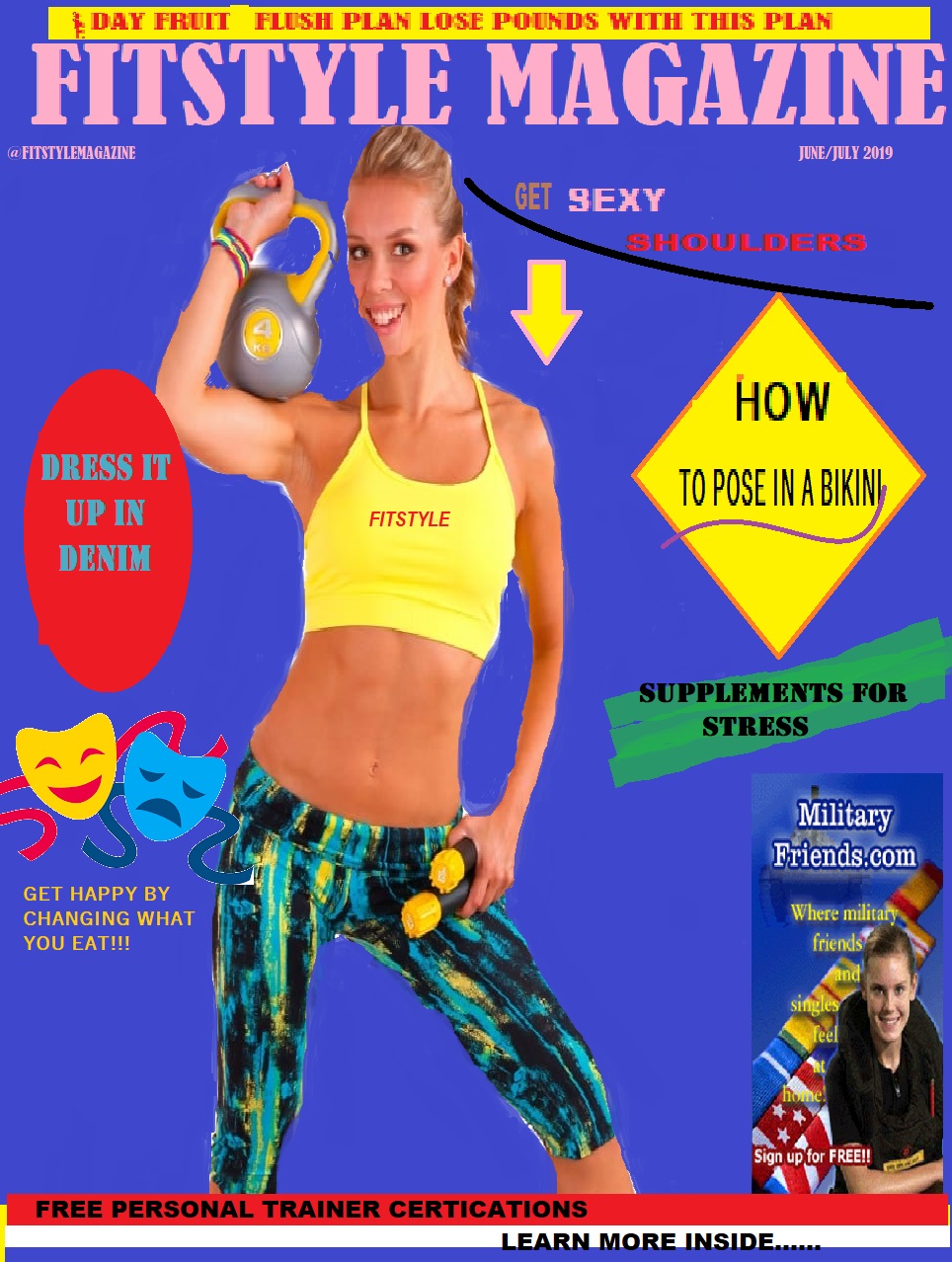 Fitstyle Magazine June/July 2019 issue is&nbsp;OUT