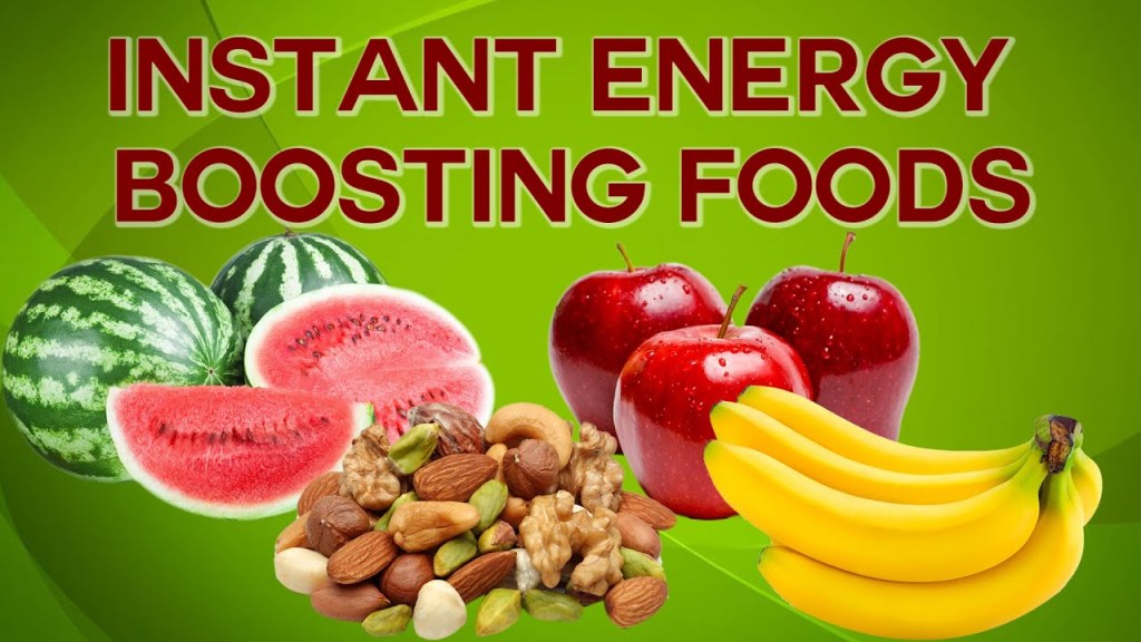 Instant Energy Boosting&nbsp;Foods